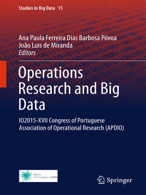cover image of Operations Research and Big Data